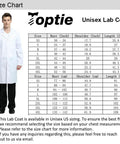 Custom Lab Coat Scrubs For Men And Women With Embroidered Or Printed Medical Lab Coat In Gray Unisex Pro Medical Gear Size Chart