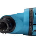 Top Shelf Cat40 To Er32 90 Degree Angle Head Vmc Spindle Adapter showing blue finish and adjustable collar for precise machining.