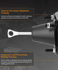 Heavy Duty Vacuum Power Brake Booster Replacement showing internal coating and sealing features for 2003 2006 Chevy models.