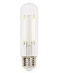 3.5W Dimmable Filament LED Bulb With Clear Glass, 2700K Warm White, T10 Style, 60W Equivalent, Old School Look
