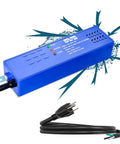 6.4 GPH Condensate Pump For HVAC Drip Pan With 50 Ft Max Head Automatic Safety Switch Quiet Submersible Water Pump For AC Dehumidifier Furnace Basements 110V 230V For Home Use, showing blue compact unit with cable.
