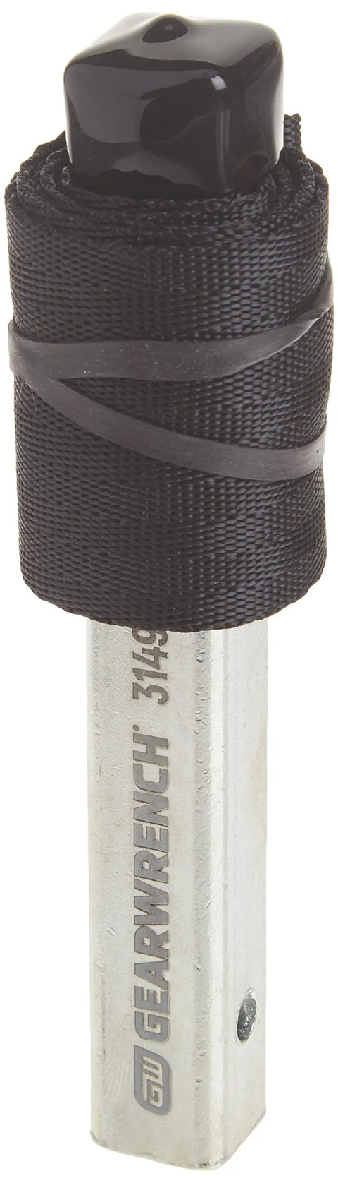 Half Inch Drive Nylon Strap Oil Filter Wrench For Cars And Light Trucks Durable Automotive Filter Tool With Flexible Nylon Strap Reusable And Easy Grip Model 3149 side view