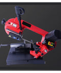 Heavy Duty Horizontal Metal Band Saw Machine packed with a beefy 600 Watt motor for fast steel cutting in workshops.