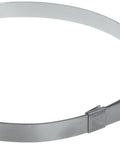 Center Punch Clamp With 201 Stainless Steel Body And Galvanized Carbon Steel Band, Five Eighths Inch Wide And 0.025 Inch Thick, Eight Inch Diameter