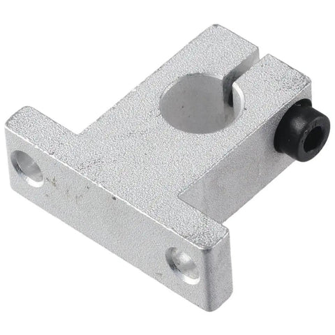 SK10 Linear Rail Kit With 10mm Shaft Support And Aluminum Frame Polished Rod Holder For Smooth Movement And High Precision Vertical Axis Guidance In CNC Machines And 3D Printers For DIY Makers silver aluminum shaft support block with 10mm bore and side screw
