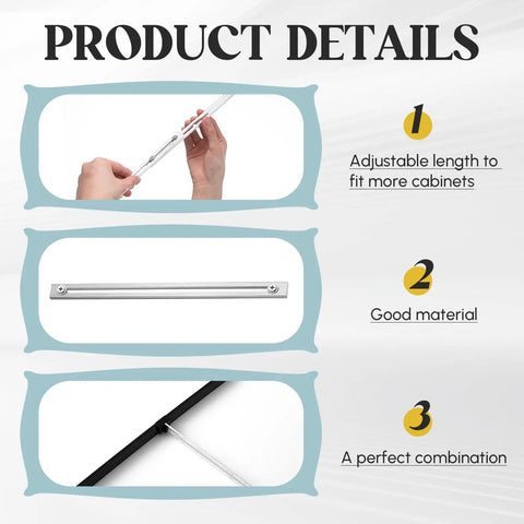 Built Tough Metal File Cabinet Rails 12 Pack Silver Adjustable Drawer Slides 10 To 18 Inch Smooth Roll Heavy Duty office installation details.
