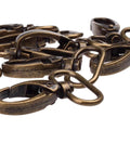 Dead Nuts Sturdy Curved Zinc Alloy Swivel Trigger Clasps For One Inch Webbing Bag Hardware Pack Of Twenty featuring antique brass finish.