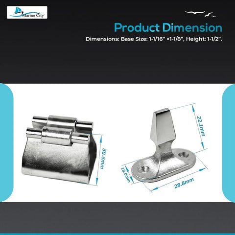 Door Stopper Catch And Holder Heavy Duty Marine Grade Stainless Steel Rust Resistant Ideal For Boats And RVs Marine Use