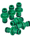 Solid 20 Piece Garden Hose Quick Connector Kit Features Bi-Directional Couplers To Snappy Fix Leaky Pipes And Secure Water Fittings With Tight Seals For Outdoor Sprinklers Without Tools, green plastic connectors