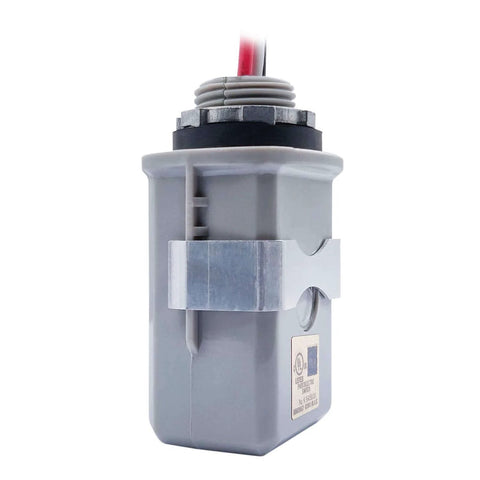 Outdoor Wire In Photocell Switch With Photoelectric Sensor For Stem Mount Lighting MCU Powered Light Control With 5 Second Delay