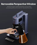 Dual 20W Fiber And Diode Laser Engraver Cutter With Rotary And Slide Extensions, air purifier, showing removable window