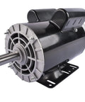 5HP Air Compressor Electric Motor 230V 22A Single Phase 3450RPM 56HZ Open Drip Proof Frame front view