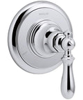 K-T72770-9M-CP Artifacts Transfer Valve Trim With Swing Lever Handle Polished Chrome For MasterShower 2-Way or 3-Way Valve System
