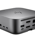 Heavy Duty Thunderbolt 4 Docking Station With Ridiculous 280W Power Delivery And Blazing Speed Plug And Play, showing back ports.