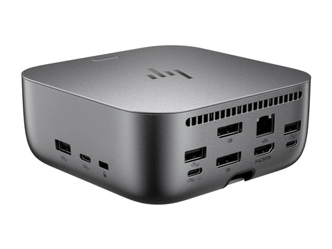 Heavy Duty Thunderbolt 4 Docking Station With Ridiculous 280W Power Delivery And Blazing Speed Plug And Play, showing back ports.