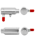 Heavy Duty Three Quarter Inch Cam Lock Wrecker 2 Pack showing zinc plated spring loaded twist lock pins and grease fittings.