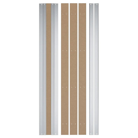 Aluminum And MDF Hybrid Spoilboard For 4040 Reno CNC Router Kit, showing components of 600mm by 800mm work surface extension
