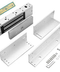 Beefy Heavy Duty Magnetic Lock 500KG 1200LBS With Z And L Brackets 12V Fail Safe Electromagnet For Single Door Access Control System Stainless Steel Build Ultra Strong Holding Force NC Mode components