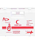 Heavy Duty Wall Mounted First Aid Kit Boss Grade for Worksites and Offices, ABS case with handle for 25 people