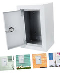 Heavy Duty Weatherproof Wall Mount Electrical Distribution Box For Industrial Use Durable Steel Enclosure open view