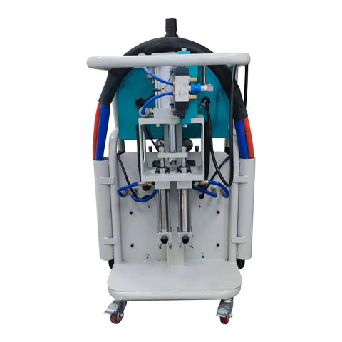 Heavy Duty Polyurethane Foam Spray Machine, High Pressure Pneumatic Sprayer For Construction Waterproofing with dual hoses.