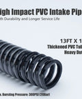 1 Inch ID PVC Suction Hose With Foot Valve Non Return Assembly 13 Foot Length All In One Pump Inlet Kit for shallow well pumps