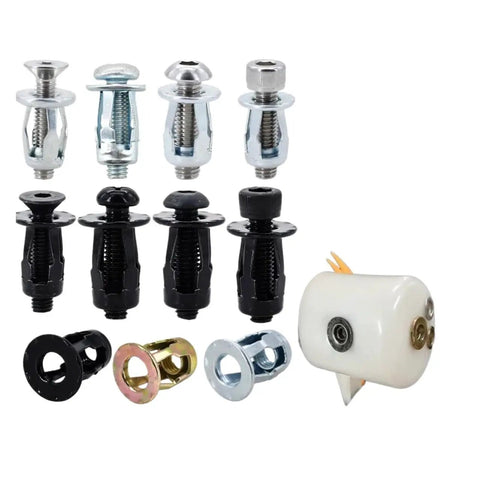 Petal Rivet Nut Kit M4 M5 M6 M8 For Thin Sheet Metal And Hollow Panels, Carbon Steel Nut Plates, Flat Head Black Rivnuts