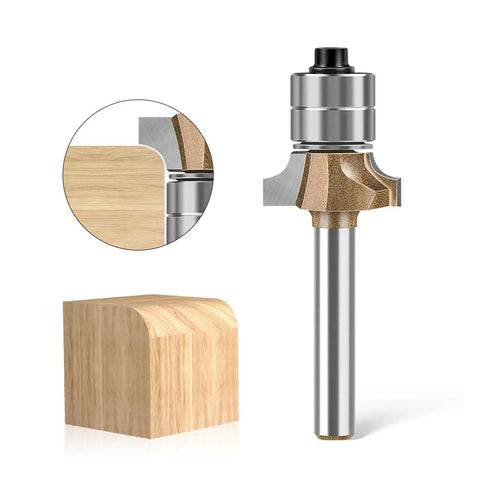 Get Ready To Smooth All Your Corners With This Killer 6Mm Double Bearin Round Edge Router Bit for clean wood finishes.