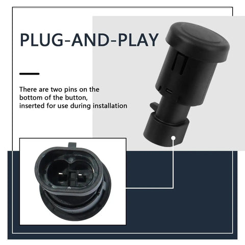 Rear Liftgate Window Glass Release Switch For 2007 2014 Tahoe Suburban Escalade Yukon GMC Back Window Open Button Replacement D1994E