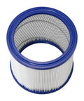 Heavy Duty HEPA Filter For Commercial Dust Collectors That Kicks Fine Sawdust Right Out Of Your Shop Workbench, white pleated design.