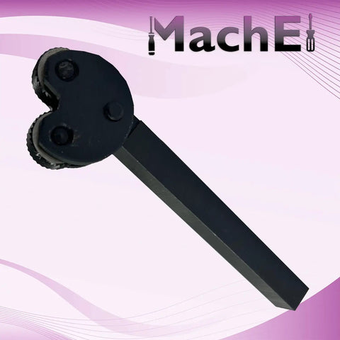 Diamond Pattern Knurling Tool With Pivot Head, 1/2 Inch Square Shank For Lathe, Durable Tool Steel, Grippy Knurl Finish