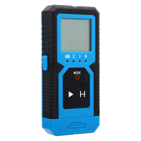 Hilitand Stud Finder with Accurate Detection Modes (4 in 1), handheld device in black and blue for precise scanning.