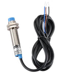 M12 Proximity Sensor Inductive Non Shield Type With 4mm Sensing Distance Detects Magnetic Metal PNP Normally Open 3 Wire 10 To 30V DC