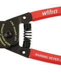 Classic Grip Wire Strippers And Cutters 6.0 Inches For 10-20 AWG Wire, High Carbon Steel, Red Handles, Return Spring