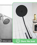Comparison of leaking showerhead vs Cartridge Kit For One Handle PosiTemp Shower And Tub Faucets With Brass Core Replaces 1222