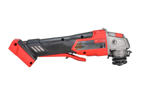 18V Cordless Angle Grinder With 4.5 Inch And 5 Inch Grinding Wheels Variable Speed Five Settings Fast Brake Stops In Two Seconds Tool Only