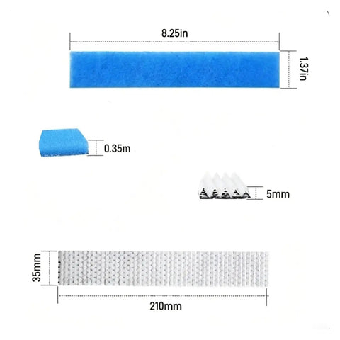 High Grade Mini Split Ac Filters Reusable Washable Pre Screen Panels Compatible With Ut Fa16 And Asu9 Rlf1 To Trap Hair Dust And Fluff Keep Your Indoor System Chill And Humming Along On Those Summer Heat Waves