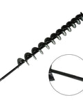 2 Inch By 24 Inch Planting Auger Drill Bit For Garden Earth Digging Fits Three Eighths Inch Hex Drive Drills Heavy Duty