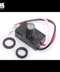 Photoelectric Dusk To Dawn Switch For Flush Mount Lights Auto On Off Photocell Module 120 Volt Fifty To Sixty Hz Four Point Two Amp Tungsten Five Hundred Watt 850 VA Ballast Five Eighth Inch Hole Mount Three Eighths Inch NPT Thread Replacement with wiring and attachments visible