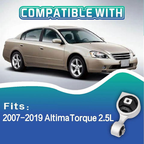 Front Engine Torque Strut Mount For 2007 Through 2018 Nissan Altima 2.5L With Automatic Transmission Direct Fit OE Quality