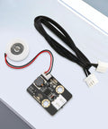 3Pcs Humidifier Module Kit With Spray Atomization Plate And Circuit Board For Ultrasonic DIY Projects 5V Piezoelectric Atomizer Module For Fine Mist Spray And Incubation Experiments, black board and round atomizer