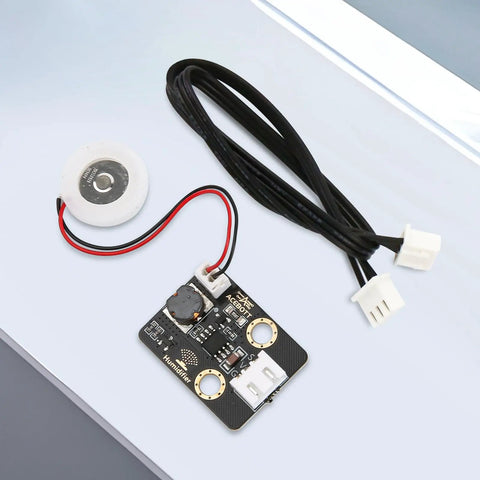3Pcs Humidifier Module Kit With Spray Atomization Plate And Circuit Board For Ultrasonic DIY Projects 5V Piezoelectric Atomizer Module For Fine Mist Spray And Incubation Experiments, black board and round atomizer