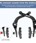 Rear U Brake Set For BMX Bike With Aluminum Alloy Construction Right Lever Cables And Brake Pads Rim Brake Kit Dope Stopping Power
