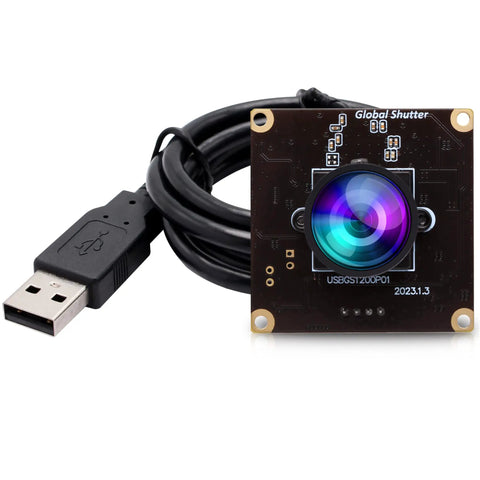High Speed Wide Angle Global Shutter USB Camera Module For Computer 1080P 2MP 1920x1200 90fps UVC Web Cam Board