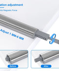 Slick Six Pack Push To Open Cabinet Latches With Integrated Magnetic Springs showing rotation adjustment feature and power details.