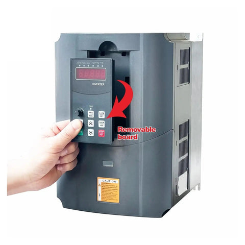 11KW To 15KW Variable Frequency Drive VFD Inverter 220V 380V For CNC Speed Control removable keypad panel