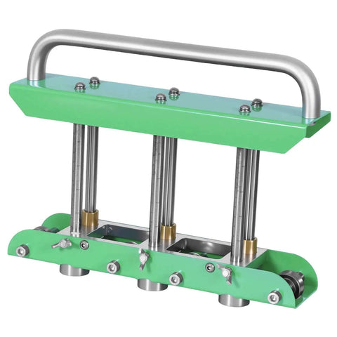 Heavy Duty Sheet Metal Bender Station For 0 To 90 Degree Bends, Disc Bending Machine with Wear Resistant Folding Tool, green metal frame