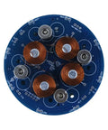 Levitation DIY Kit For Electronics Enthusiasts Self Rotating Demonstration And Fun Tech Accessory Pack Includes Soldering Practice Circuit Board Components For Students And Makers Great STEM Project Tool, blue PCB with copper coils and magnets
