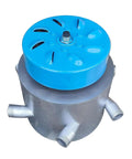 3000W Water Turbine Generator For Off Grid Power 220V Micro Hydro System with blue top and six tube outlets.