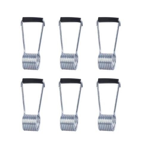 Six torsion springs for 20 Pack Self Closing Door Closers Hinges with Built Tough Steel Butt Hinge Pins for Residential and Commercial Doors